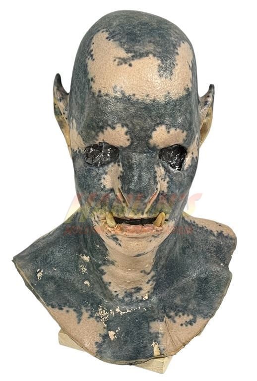 Bright (2017) - Orc Child Full Mask: Bright (2017) - Orc Child Full Mask.Made of foam latex with a mesh back for stability.Original orc child mask used in the production of the David Ayer directed urban fantasy action film 'Bright' (2017