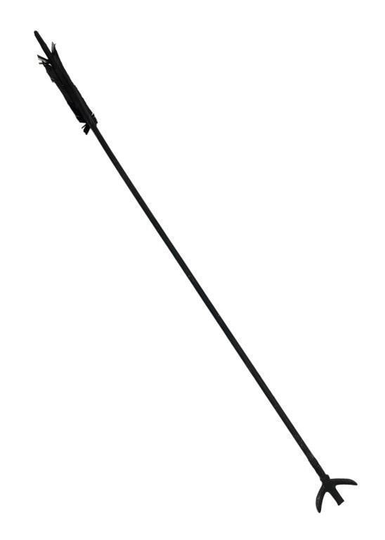 Dances with Wolves (1990) - Arrow with Hand Painted Fletching: Dances with Wolves (1990) - Arrow with Hand Painted Fletching.Made of wood with a resin arrow head and hand painted fletching. Broken on set.Original arrow used in the Kevin Costner directed western