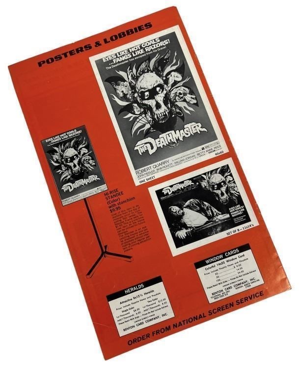 Deathmaster (1972) - Press Book - 2
