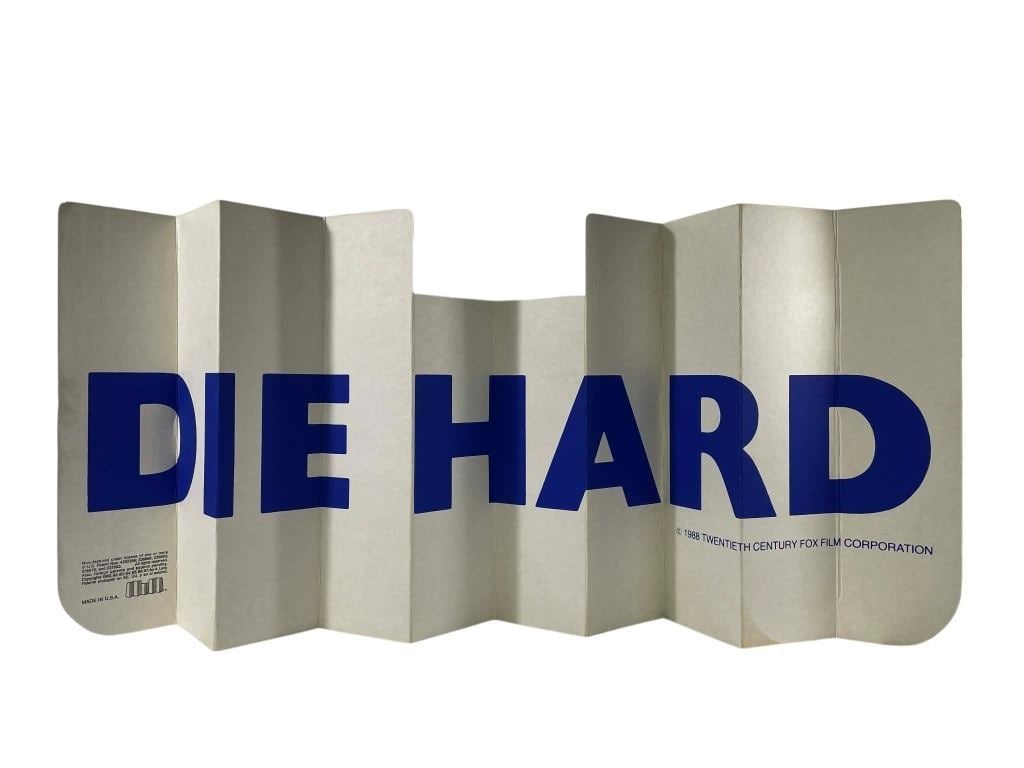 Die Hard (1988) - Car Window Shades (Joel Silver): Die Hard (1988) - Car Window Shades (Joel Silver).Measuring roughly 8" x 20 1/2" folded. Original promotional car window shades from the action film 'Die Hard' (1988), where an NYPD officer tries to s