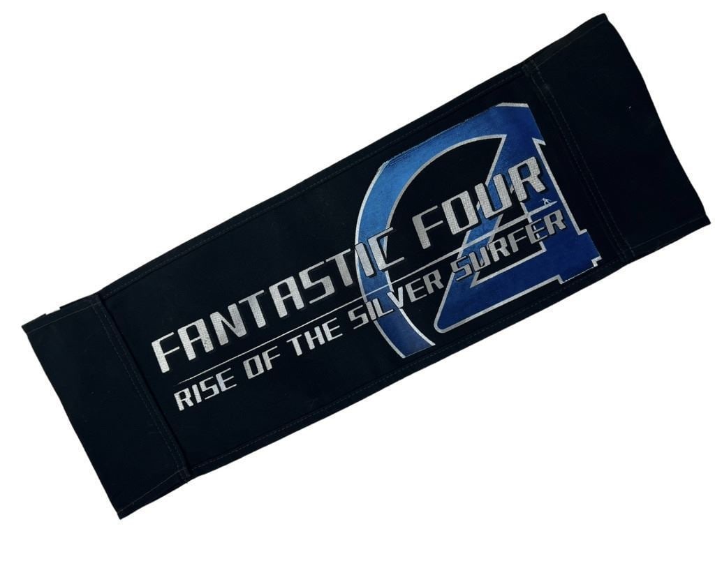 Fantastic 4: Rise of the Silver Surfer (2007) - Cast Chairback: Fantastic 4: Rise of the Silver Surfer (2007) - Cast Chairback.Comes with a COA co-signed by esteemed propmaster Jimmy H. Chow who was the film's property master.Original chairback used in the Tim Sto