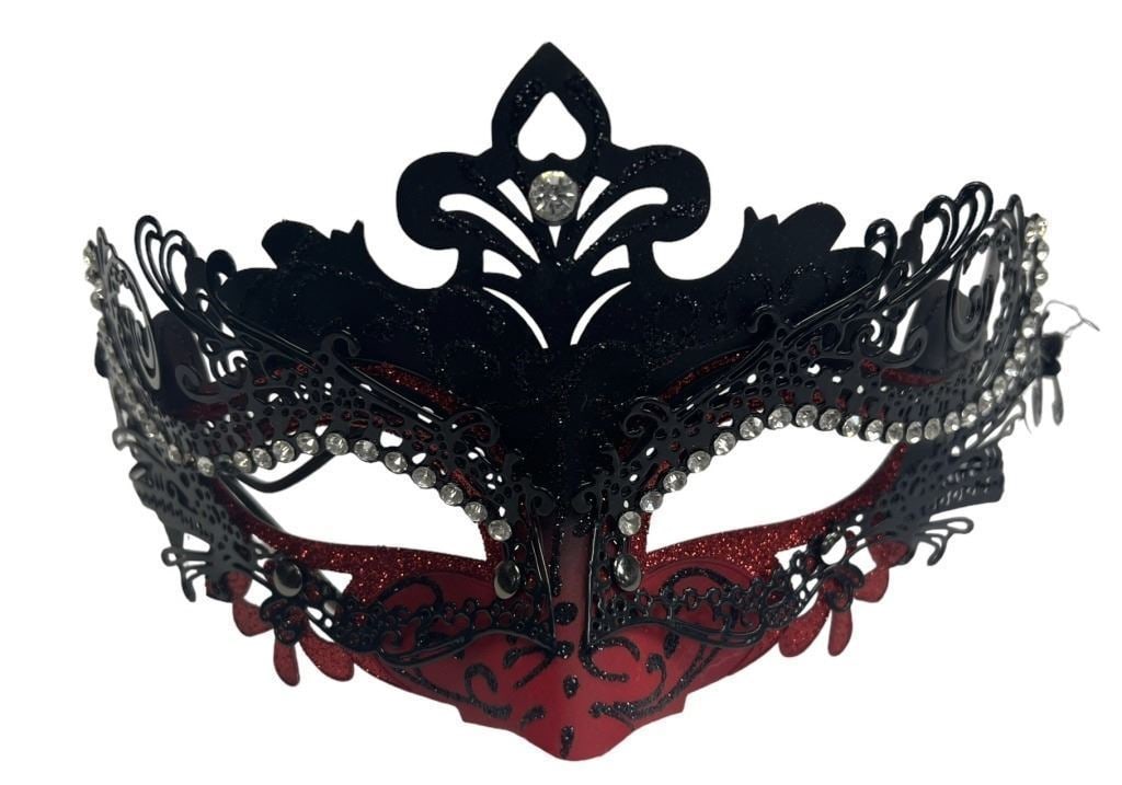 Lucifer (2016-2021) - Masquerade Mask (Season 4) - Lot B: Lucifer (2016-2021) - Masquerade Mask (Season 4) - Lot B.Used in season 4, episode 9 titled 'Save Lucifer'.Made of plastic.Original masquerade mask used in the production of the fantasy television ser