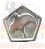 Peacemaker (2022-) - Helmet Dove Emblem #1: Peacemaker (2022-) - Helmet Dove Emblem #1.Original production made back-up dove emblem for Peacemaker's helmet made for the production of the James Gunn created superhero television series