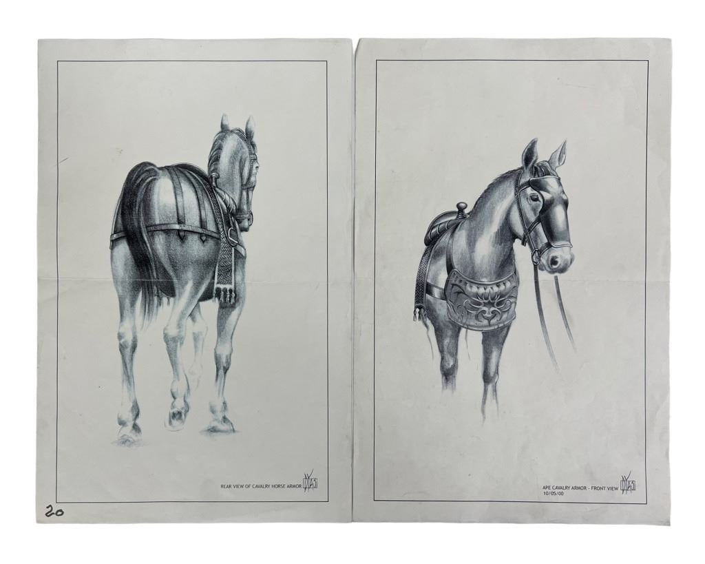 Planet of the Apes (2001) - Horse Cavalry Artwork (1 of 1)