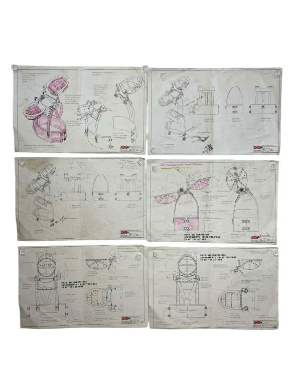 Scary Movie 4 (2006) - Artwork - Venus Fly Trap - Set of 6 (Hand Annotated): Scary Movie 4 (2006) - Artwork - Venus Fly Trap - Set of 6.Comes with a COA co-signed by the film's prop fabricator.Measuring 11" x 17".Original production used artwork (Print) for the Venus Fly Trap