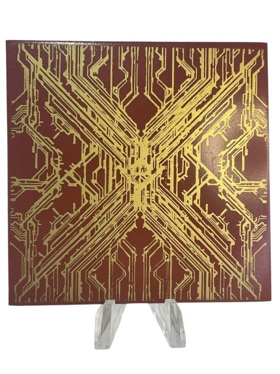 Terminator 2: Judgment Day (1991) - Cyberdyne Computer Chip: Terminator 2: Judgment Day (1991) - Cyberdyne Computer Chip.Original Cyberdyne computer chip made for the production in the science-fiction action film 'Terminator 2: Judgment Day' (1991) where a cybo