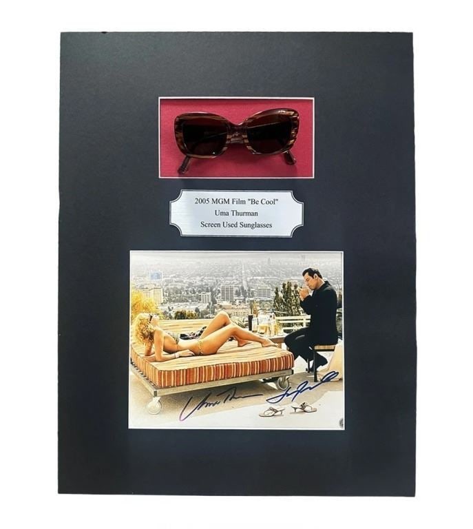 Be Cool (2005) - Edie Athens (Uma Thurman) Sunglasses with Autographed Photo (1 of 3)
