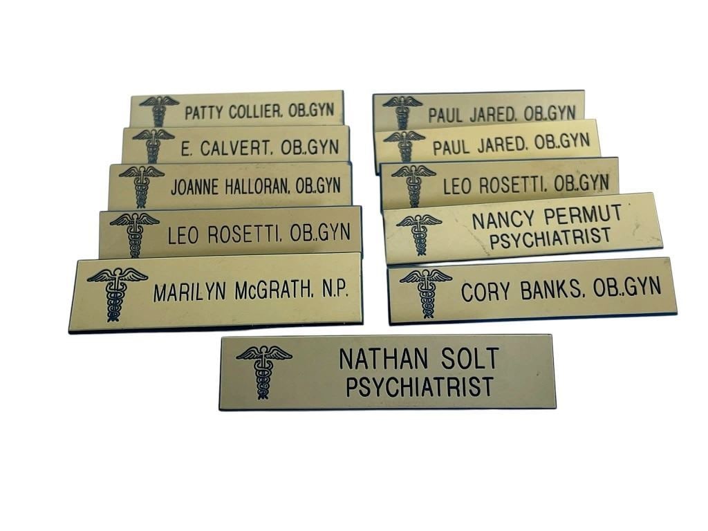 Heartbeat (1988[x=#8211/]1989) - Set of 11 Medical Name badges (1 of 3)