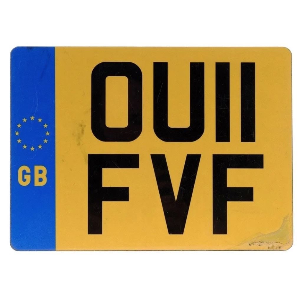 James Bond - Skyfall (2012) - Police Car License Plate (1 of 1)