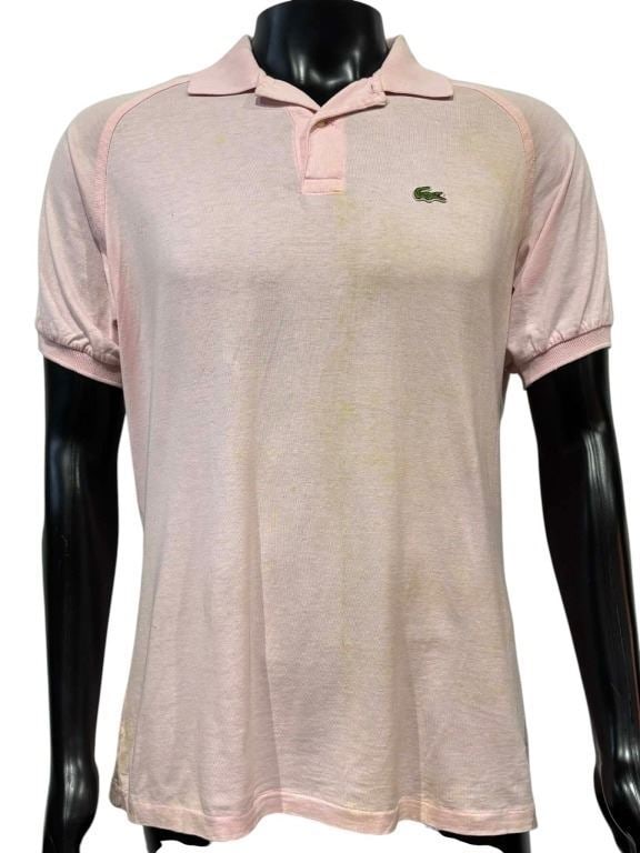 John Belushi Owned Lacoste Shirt: John Belushi Owned Lacoste Shirt.Originally from Star Wares who purchased the shirt and others we are offering directly from his wife Judith.John Belushi was an American comedian, actor, singer, and