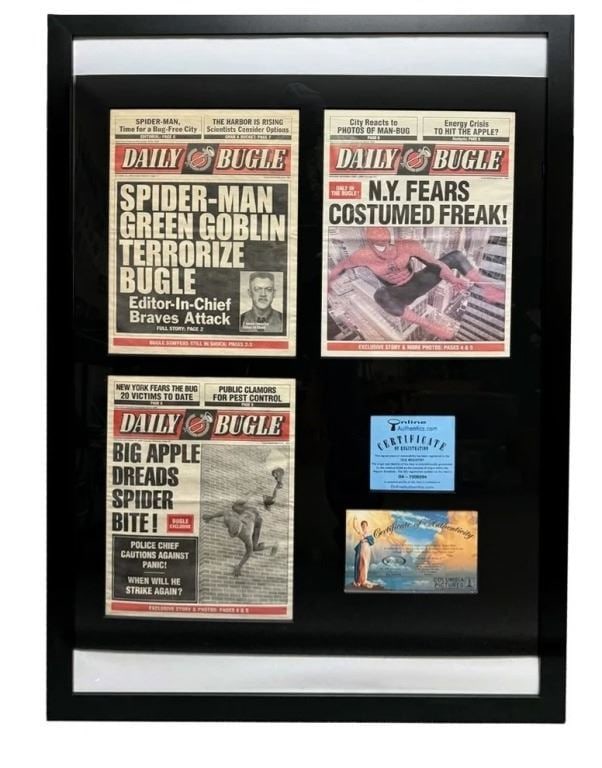 Spider-Man (2002) - 3 Front Covers of the Daily Bugle Newspaper (1 of 3)
