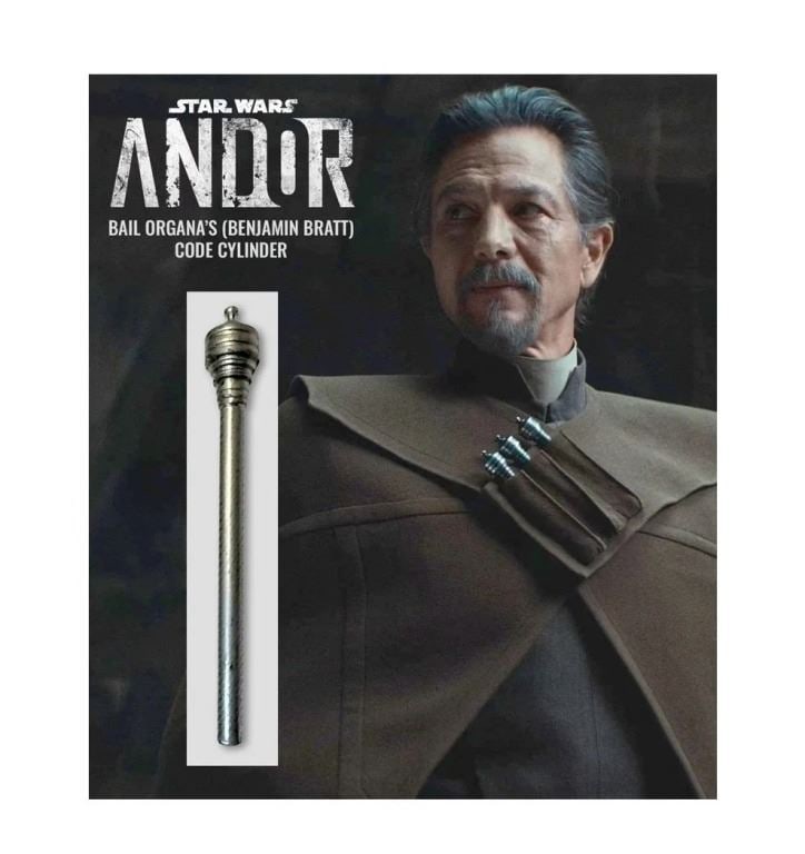 Star Wars - Andor (2022-) - Bail Organa's (Benjamin Bratt) Code Cylinder (1 of 2)