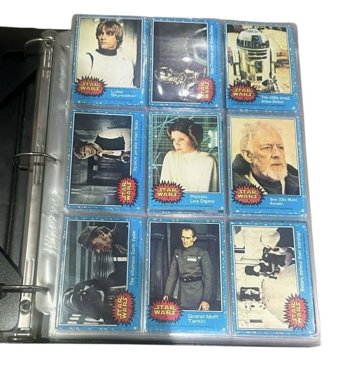 Star Wars - Set of all 5 Series Cards with Sickers (1977 Topps) (1 of 11)
