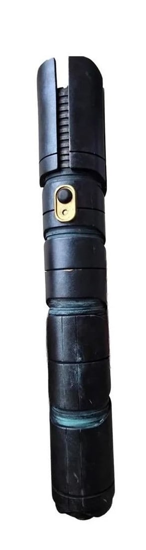 Star Wars - The Acolyte (2024-) - Qimir's (Manny Jacinto) Hero Belt Hanging Lightsaber: The Acolyte (2024-) - Qimir's (Manny Jacinto) Hero Belt Hanging Lightsaber.Original hero belt hanging lightsaber used by "Qimir's", played by Manny Jacinto in the production of the Leslye Headland cre