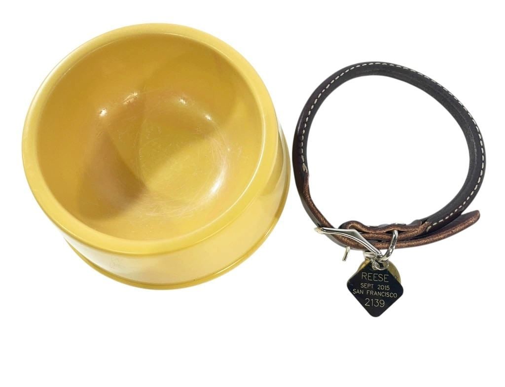 The Age of Adaline (2015) - Reese Dog Collar & Bowl (Blake Lively's Dog) (1 of 4)