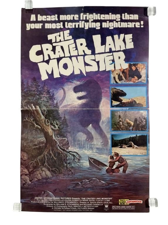The Crater Lake Monster (Phil Tippett Collection 1977) - Poster (Phil Tippett's First Horror Work) (1 of 3)