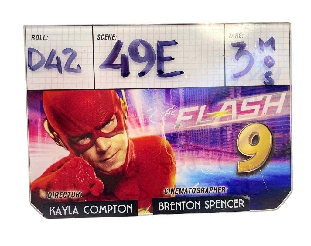 The Flash (2014-2023) - Digital Slate Clapperboard Cover (Season 9) (1 of 2)