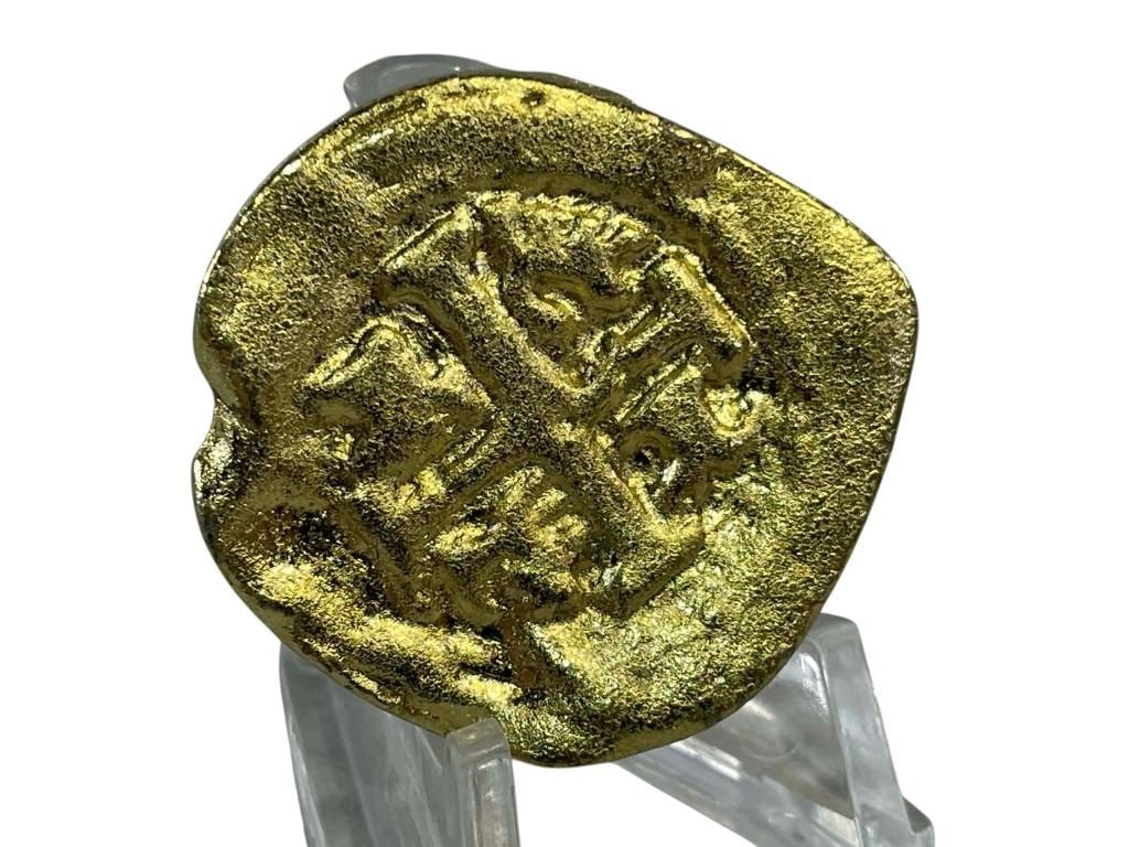 The Goonies (1985) - Gold Coin Doubloon From One-Eyed Willy's Treasure (1 of 3)