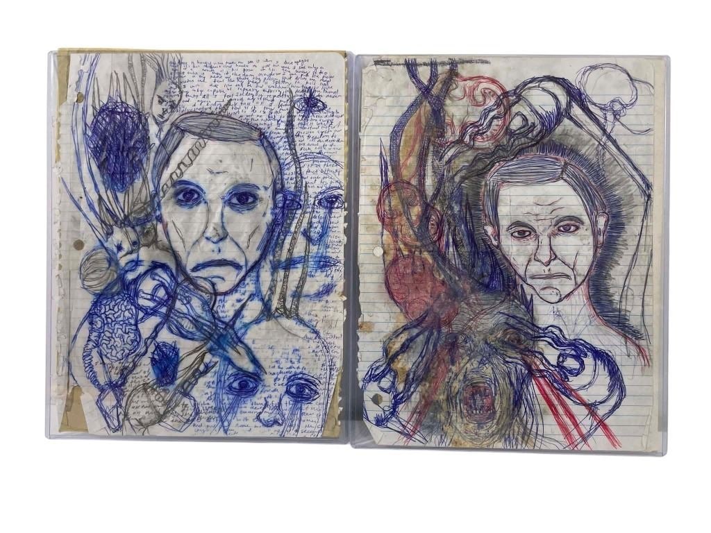 The Manchurian Candidate (2004) - Screen-Matched Hand Drawn Notebook Pages (1 of 5)