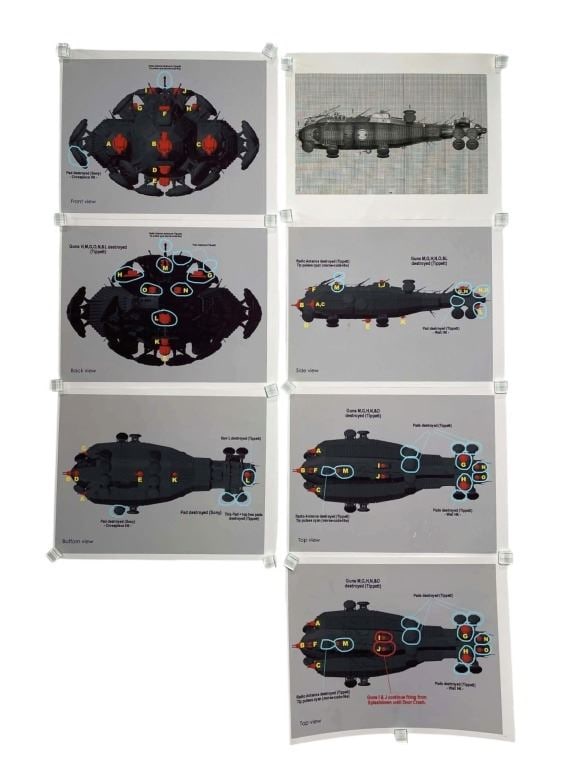 The Matrix Revolutions & Reloaded (2003) (Phil Tippett Collection) - Concept Art Collection - Lot B: The Matrix Revolutions & Reloaded (2003) (Phil Tippett Collection) - Concept Art Collection.Measuring 8 1/2" x 11" each. On glossy photo paper.Original collection of concept art (x7 production used