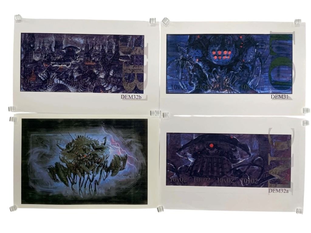 The Matrix Revolutions & Reloaded (2003) (Phil Tippett Collection) - Concept Art Collection - Lot D: The Matrix Revolutions & Reloaded (2003) (Phil Tippett Collection) - Concept Art Collection.Measuring 11" x 17" each. Photo paper.Original collection of concept art (x4 production used prints) from