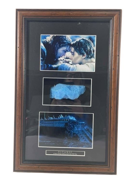 Titanic (1997) - Prop Framed Piece of the Iceburg (1 of 2)