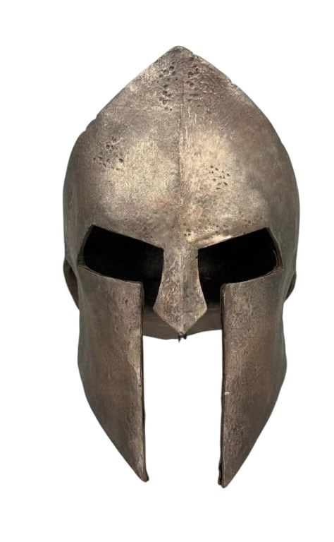 300 (2006) - Hero Spartan Helmet: 300 (2006) - Hero Spartan Helmet.Made of hard fiberglass.Original Spartan helmet used in the Zack Snyder directed historical fantasy action film '300' (2006), based on the 1998 comic series 300 by