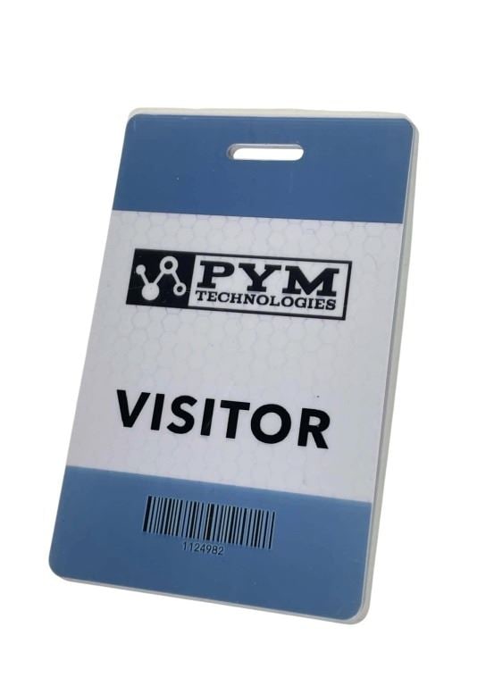 Ant-Man (2015) - PYM Visitor Badge: Ant-Man (2015) - PYM Visitor Badge.Original Pym Technologies visitor badge used in the superhero film 'Ant-Man' (2015), where, armed with a super-suit with the astonishing ability to shrink in scale b