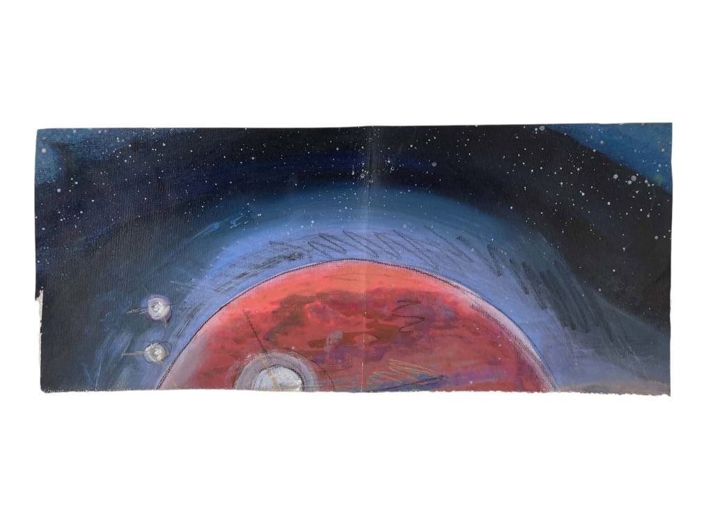 Battlestar Galactica (2004 2009) - Hand Drawn Painting (1 of 2)