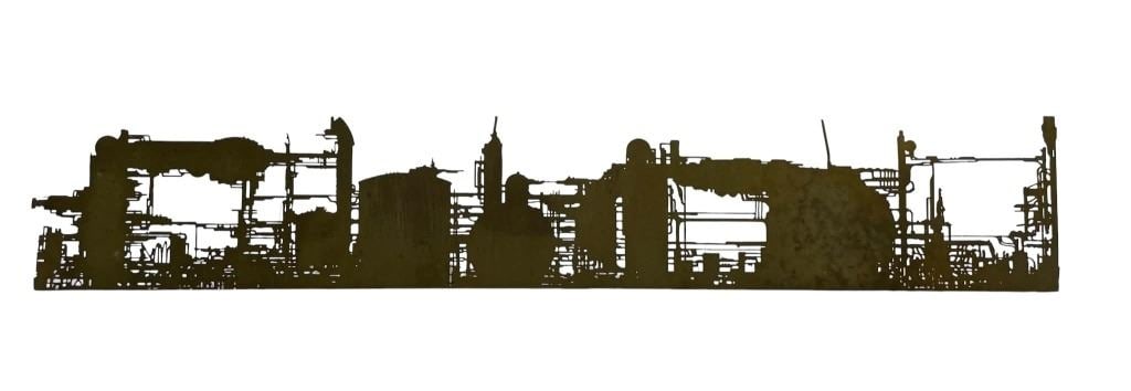 Blade Runner (1982) - Hades Etched Brass Refinery Landscape Miniature (1 of 3)