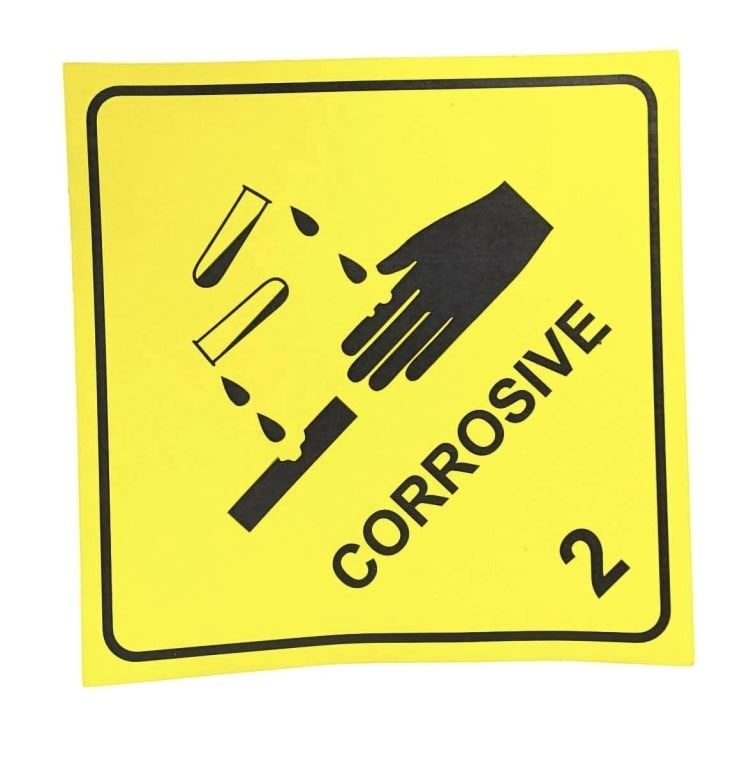 Breaking Bad (2008-2013) - Prop Corrosive Label (1 of 1)