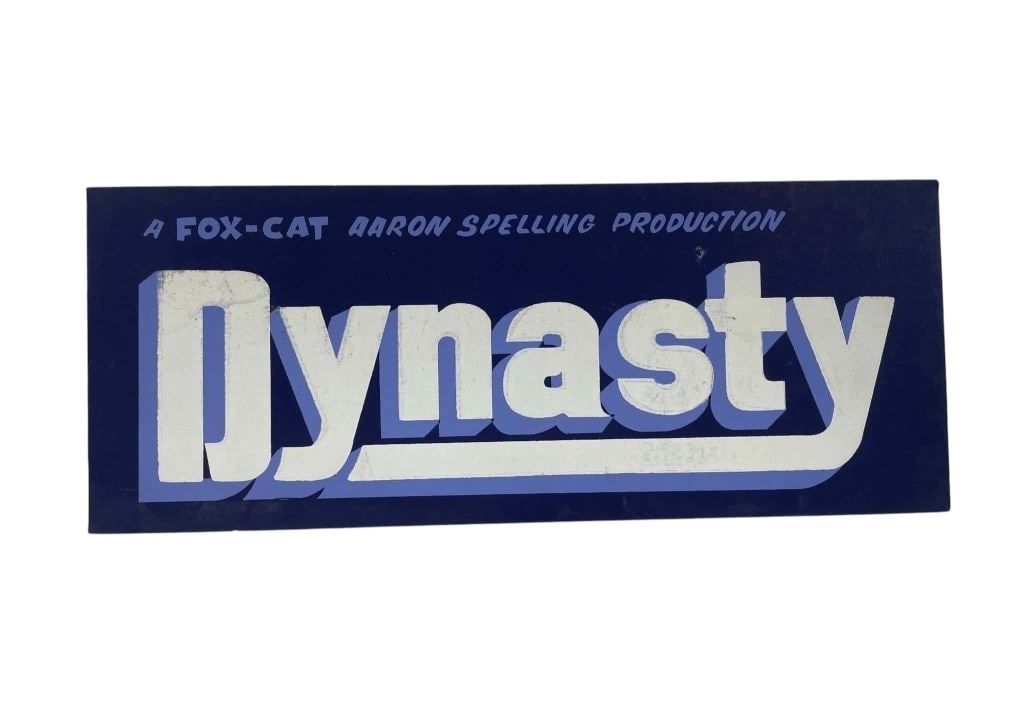 Dynasty (1981[x=#8211/]1989) - Crew Used Dashboard Parking Permit Card (1 of 1)