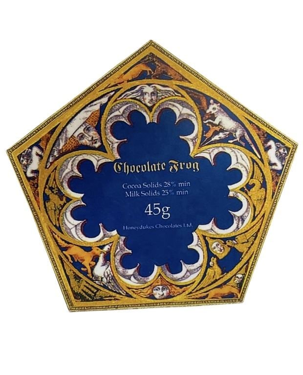 Harry Potter and the Sorcerer's Stone (2001) - Universal Studios Window Decoration Chocolate Frog: Harry Potter and the Sorcerer's Stone (2001) - Universal Studios Window Decoration Chocolate Frog.From the fantasy film 'Harry Potter and the Sorcerer's Stone' (2001), directed by Chris Columbus, wher