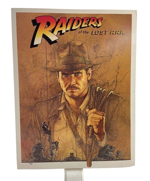 Indiana Jones and the Raiders of the Lost Ark (1981) - Pre-Release Screenings Program Cast Crew List: Indiana Jones and the Raiders of the Lost Ark (1981) - Pre-Release Screenings Program Cast Crew List.Given out at Pre-Release Screenings, it folds out to show the cast crew who worked on the film. A r