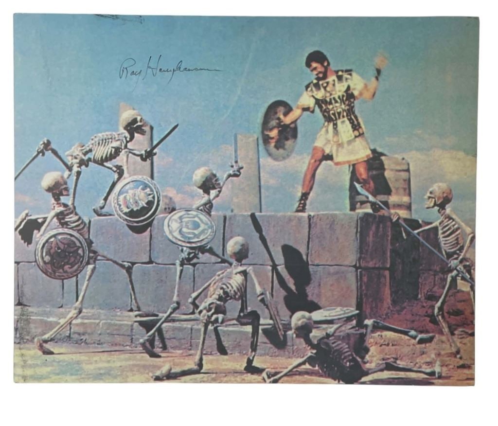 Jason and the Argonauts (1963) - Phil Tippett Collection - Ray Harryhausen Signed Poster (1 of 2)