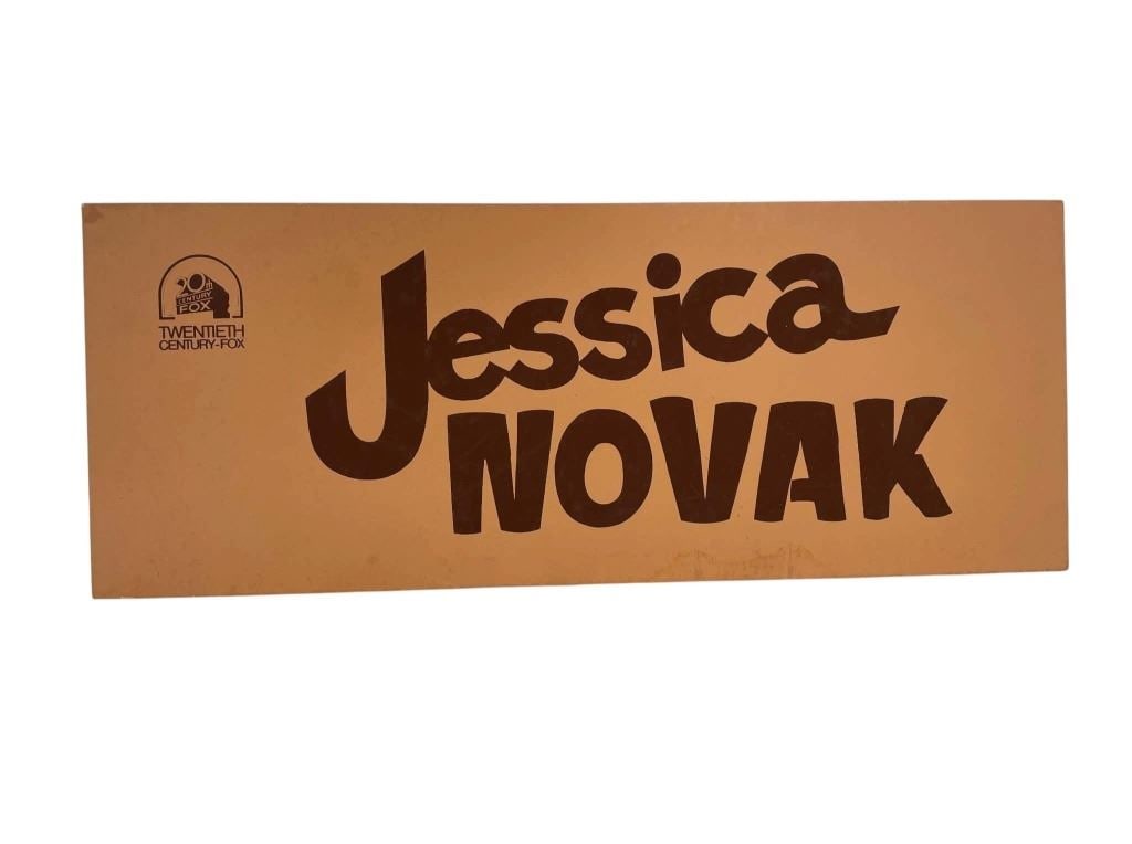 Jessica Novak (1981) - Crew Used Dashboard Parking Permit Card (1 of 1)
