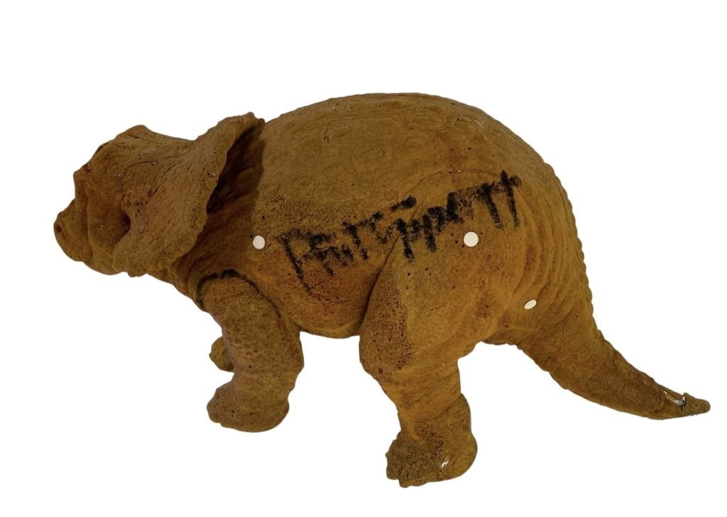 Jurassic Park (1993) - Tippett Studio Stop Motion Triceratops Reference Puppet - Signed (1 of 4)