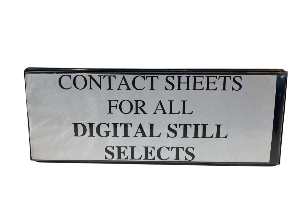 Phil Tippett Collection - Folder With 166 Contact Sheets (1 of 5)