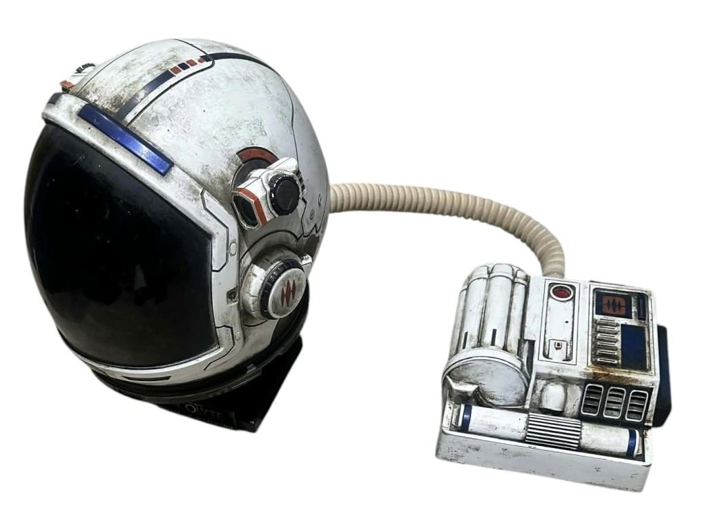 Star Wars - The Acolyte (2024-) - Season 1 Space Walk Helmet and Chest Piece: The Acolyte (2024-) - Season 1 Space Walk Helmet and Chest Piece.Original space helmet and chest piece used in the production of the Leslye Headland created science fiction television series 'The