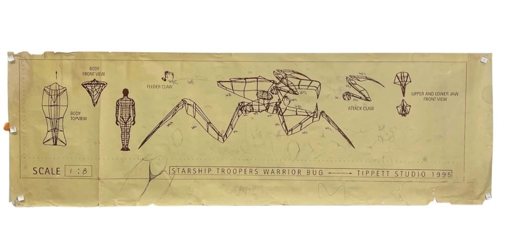 Starship Troopers (1997) - Warrior Bug Armiture Pre-Production Artwork (1 of 5)