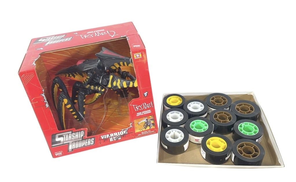 Starship Troopers (Phil Tippett Collection 1997) - 11 Visual Effects Reels and Signed Toy - Lot (1 of 5)