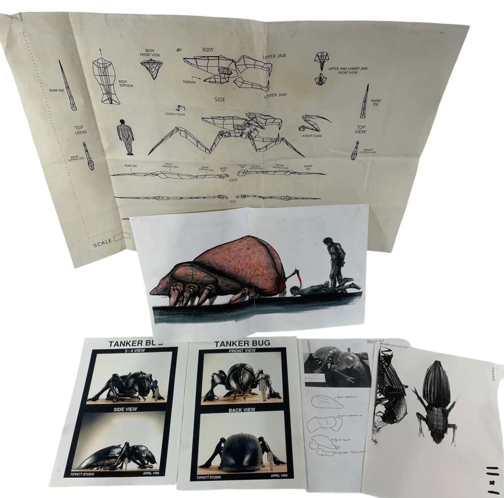 Starship Troopers (Phil Tippett Collection 1997) - Tanker Bug Production Material (1 of 3)
