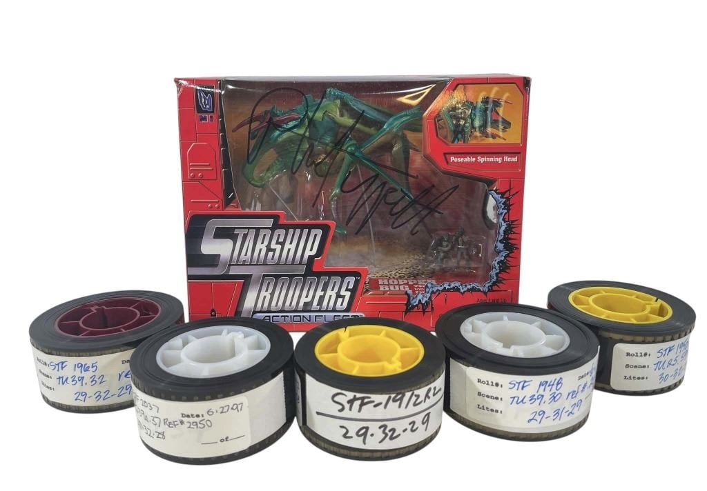 Starship Troopers (Phil Tippett Collection 1997) - Visual Effects Reels and Signed Toy - Lot E (1 of 3)