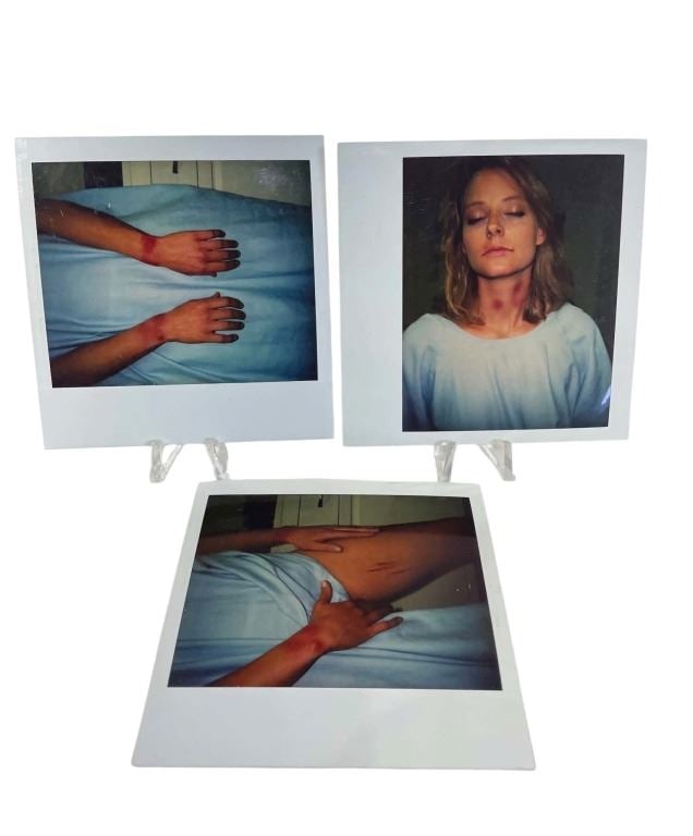 The Accused (1988) - Prop Jodie Foster Polaroids from the Film's Propmaster Ken Hawryliw: The Accused (1988) - Prop Jodie Foster Polaroids from the Film's Propmaster Ken Hawryliw.Original prop polaroids of Jodie Foster that belonged to the film's propmaster "Ken Hawryliw", from the Jonatha