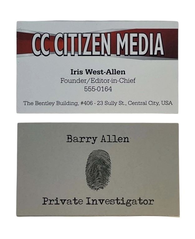 The Flash (2014[x=#8211/]2023) - Barry Allen (Grant Gustin) & Iris (Candice Patton) Business Cards (1 of 1)