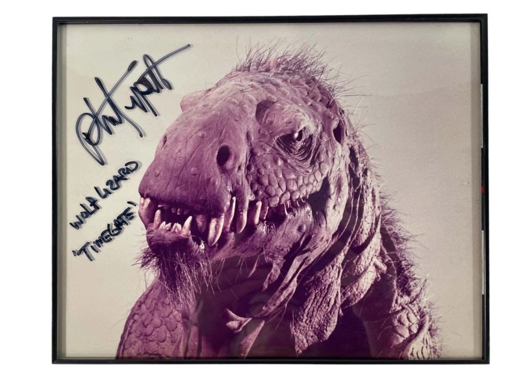Timegate (1970s) - Phil Tippett Signed Production Wolf Lizard Creature Still (1 of 1)