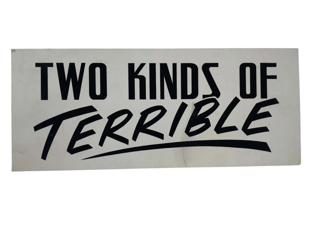 Two Kinds of Love (1983) - Crew Used Dashboard Parking Permit Card (1 of 1)