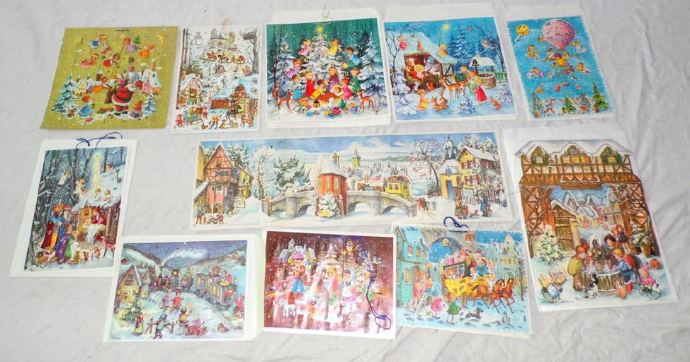 Vintage West German Advent Calendars