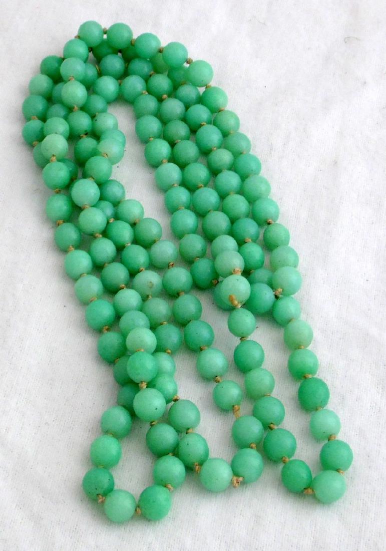 Fine, Jadeite Jade Bead Necklace. Early 1900s (1 of 3)