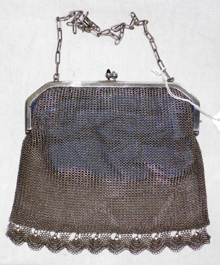 antique chain link purse